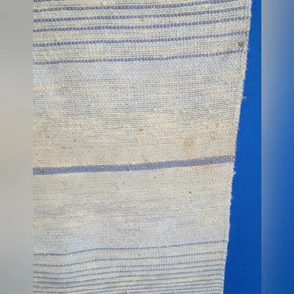 Vintage Table Linens Blue Yellow White Two Pieces Different Sizes - Picture 7 of 12